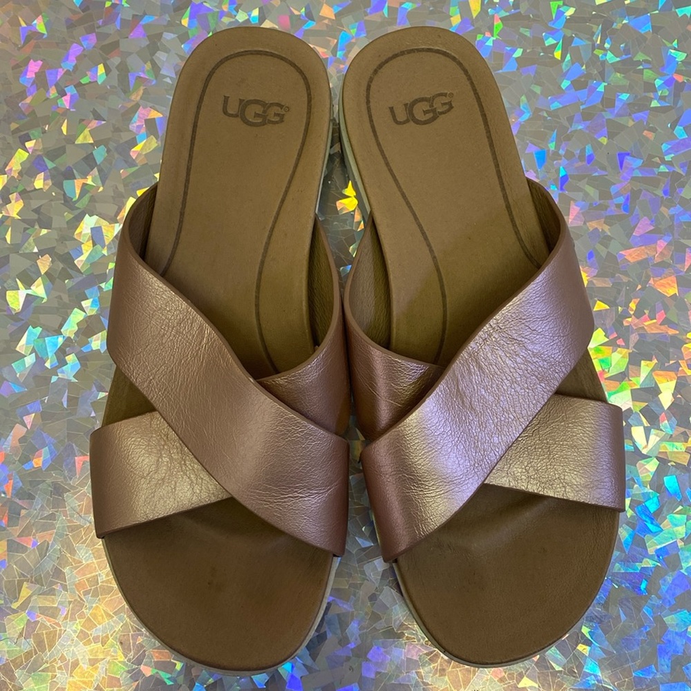 UGG Rose Gold Sandals